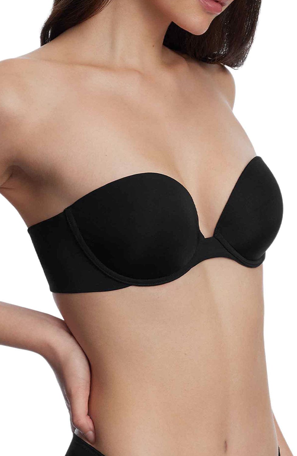 Sheer Lingerie Skarlett Blue Bras Breathless Strapless Push Up Bra