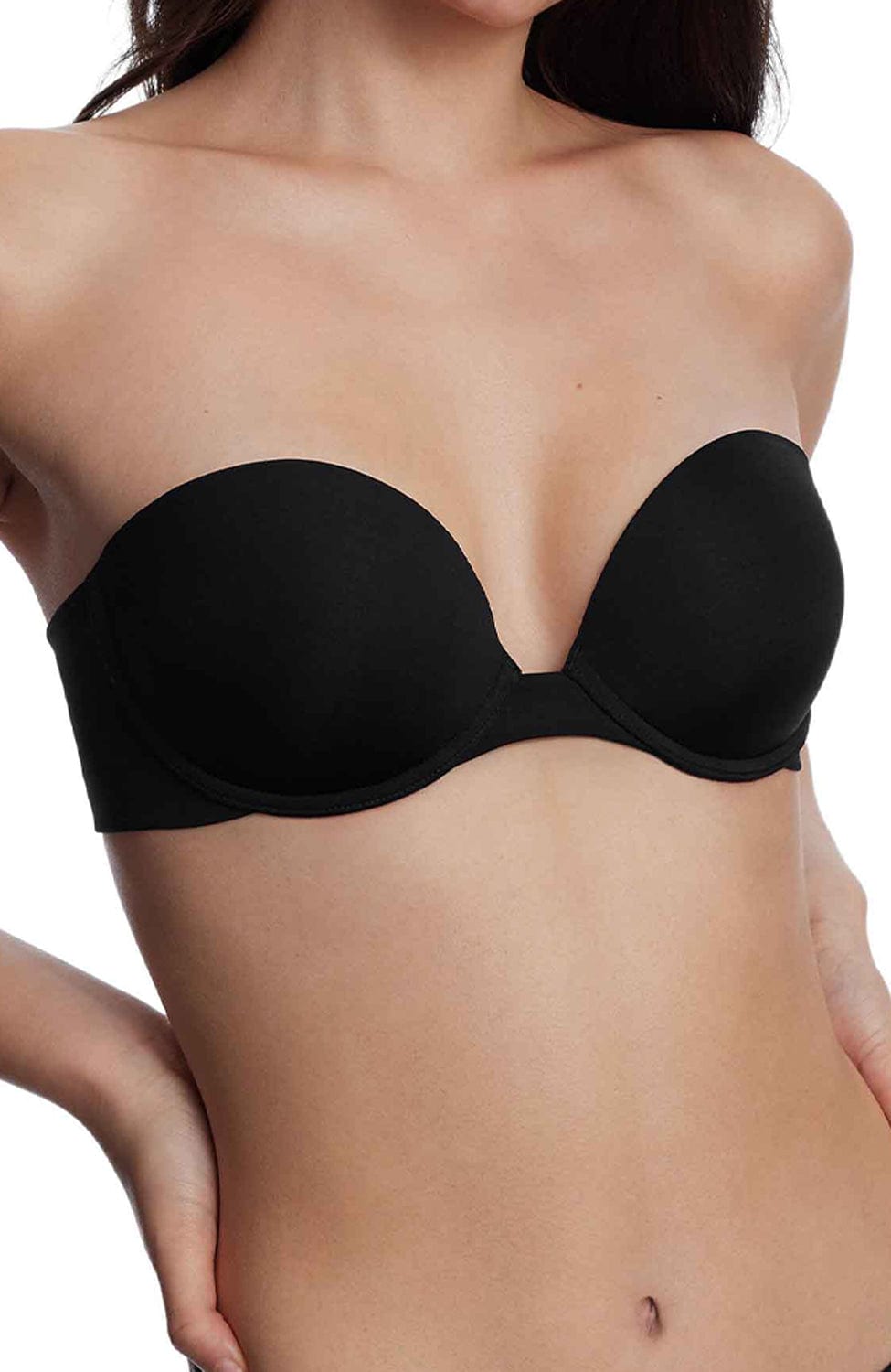 Sheer Lingerie Skarlett Blue Bras Breathless Strapless Push Up Bra