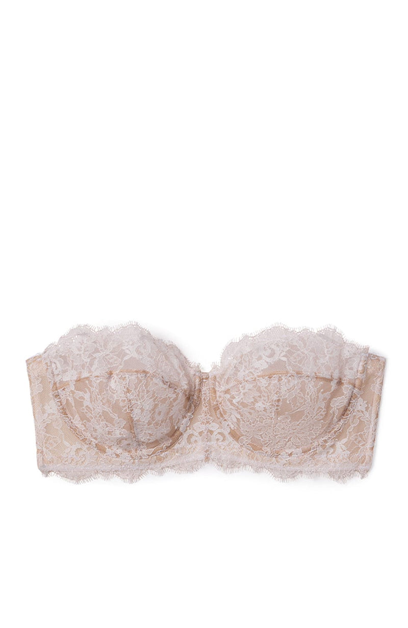 Sheer Lingerie Skarlett Blue Bras White Nylon / 32A Entice Strapless Multi Way Underwire Bra