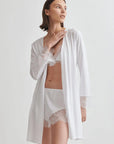 Sheer Lingerie Skin Loungewear White / 2401 / 0 Melissa Robe