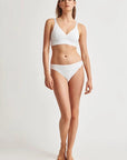 Sheer Lingerie Skin Underwear Genny Organic Pima Cotton Thong 3 Pack