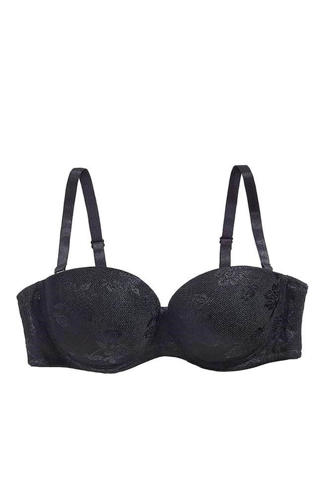 Sheer Lingerie The Little Bra Company Bras Black / 9001 / 28A Sascha Lace Strapless Push Up Bra
