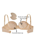 Sheer Lingerie The Little Bra Company Bras Sascha Smooth Strapless Push Up Bra