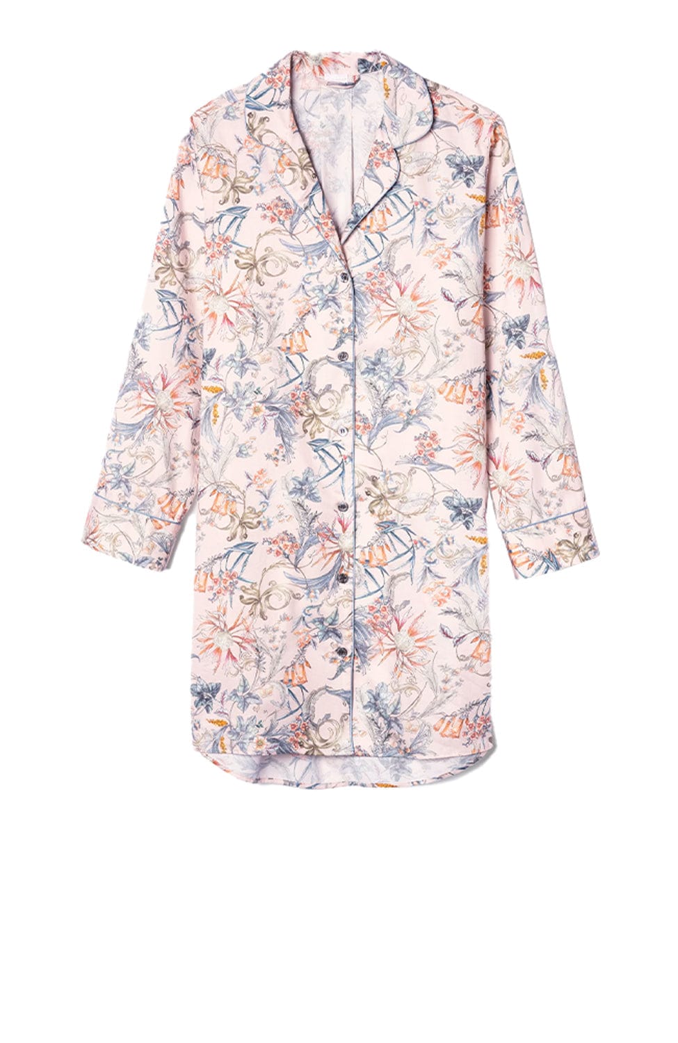 Sheer Lingerie Zimmerli Loungewear Remember Renaissance / XS Cotton Print Sleepshirt