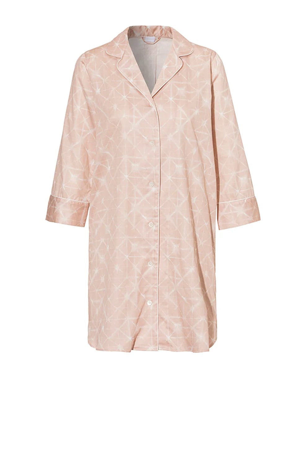 Sheer Lingerie Zimmerli Loungewear Geo-batic rose / XS Cotton Sateen Print Sleepshirt