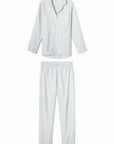Sheer Lingerie Zimmerli Loungewear Blue Check / XS Cozy Flannel Long Pajama Set