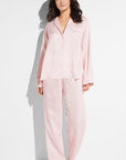 Sheer Lingerie Zimmerli Loungewear Feminine Stripes Pajama Long Set