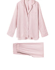 Sheer Lingerie Zimmerli Loungewear Pink Stripes / XS Feminine Stripes Pajama Long Set