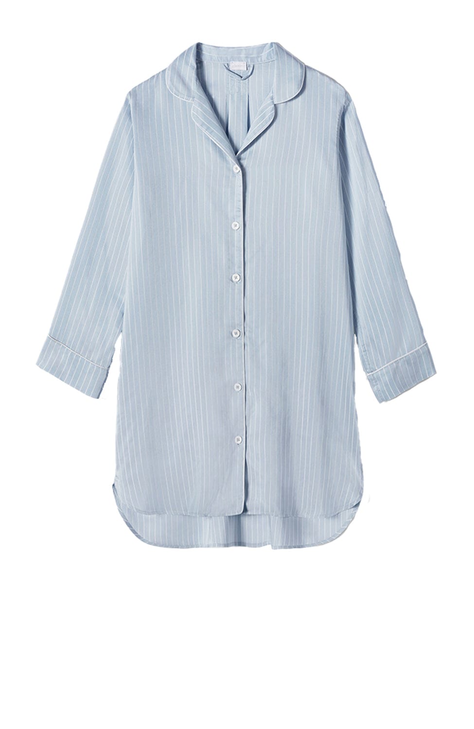 Sheer Lingerie Zimmerli Loungewear Blue Stripes / XS Feminine Stripes Sleepshirt