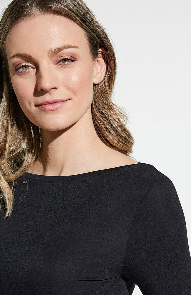 Sheer Lingerie Zimmerli Loungewear Pureness Micromodal Long Sleeve Top