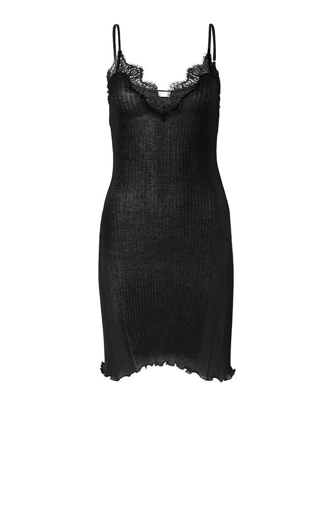 Sheer Lingerie Zimmerli Loungewear Black / 1002 / S Richelieu Cotton Lace Babydoll