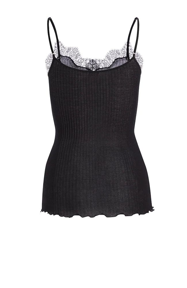 Sheer Lingerie Zimmerli Loungewear Richelieu Cotton Lace Camisole