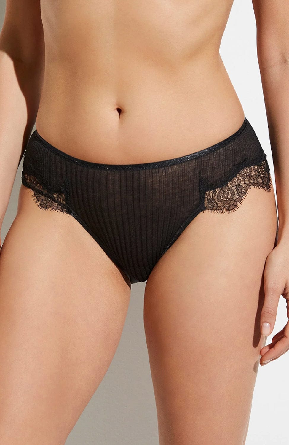 Sheer Lingerie Zimmerli Underwear Richelieu Cotton Lace Brief