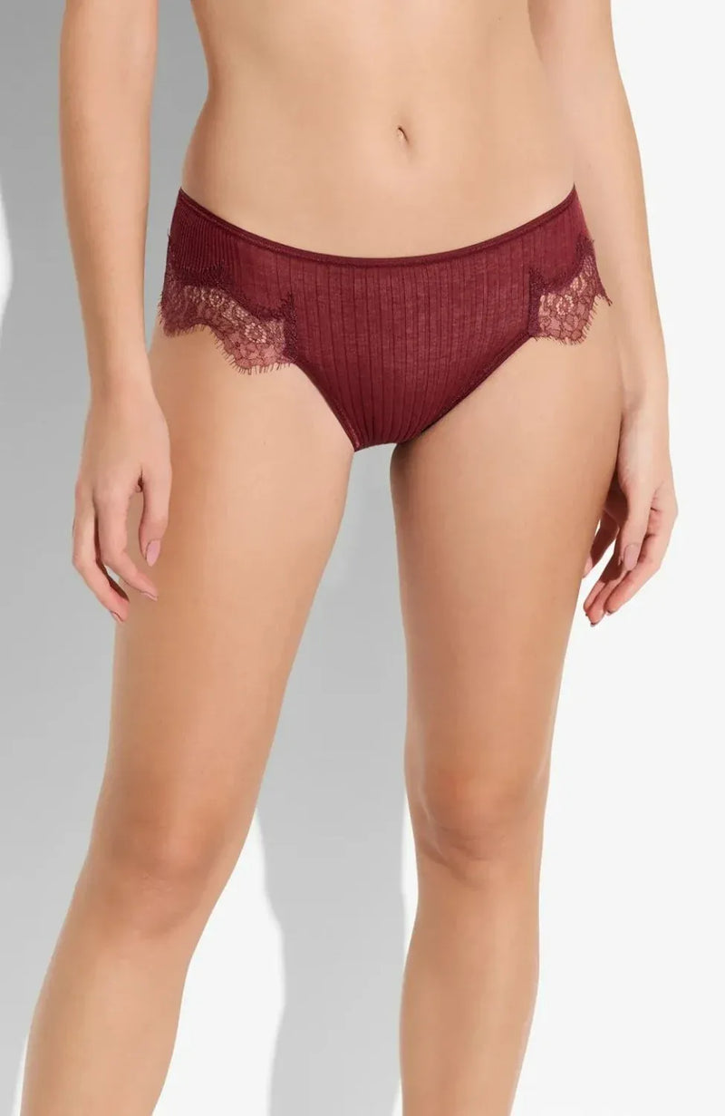 Sheer Lingerie Zimmerli Underwear Richelieu Cotton Lace Briefs
