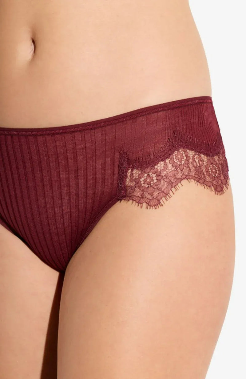 Sheer Lingerie Zimmerli Underwear Richelieu Cotton Lace Briefs