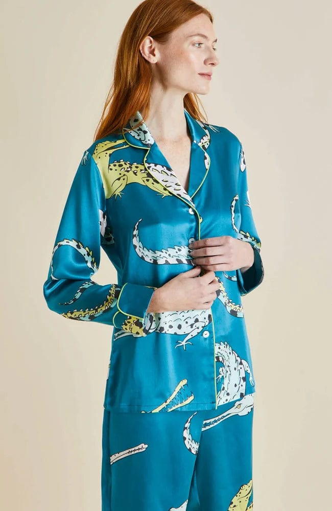 %shop_name_% Olivia von Halle_Lila Regal Silk Pajama Set _ Loungewear_