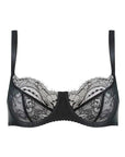 %shop_name_% Fleur of England_Signature Black Lace Balcony Bra _ Bras_ 1200.00