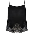 %shop_name_% Fleur of England_Signature Black Lace Silk Camisole _ Loungewear_ 1880.00