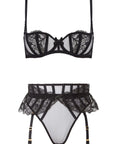 Sheer Lingerie Agent Provocateur Lingerie Sets Rozlyn Bra and Suspender Thong Set