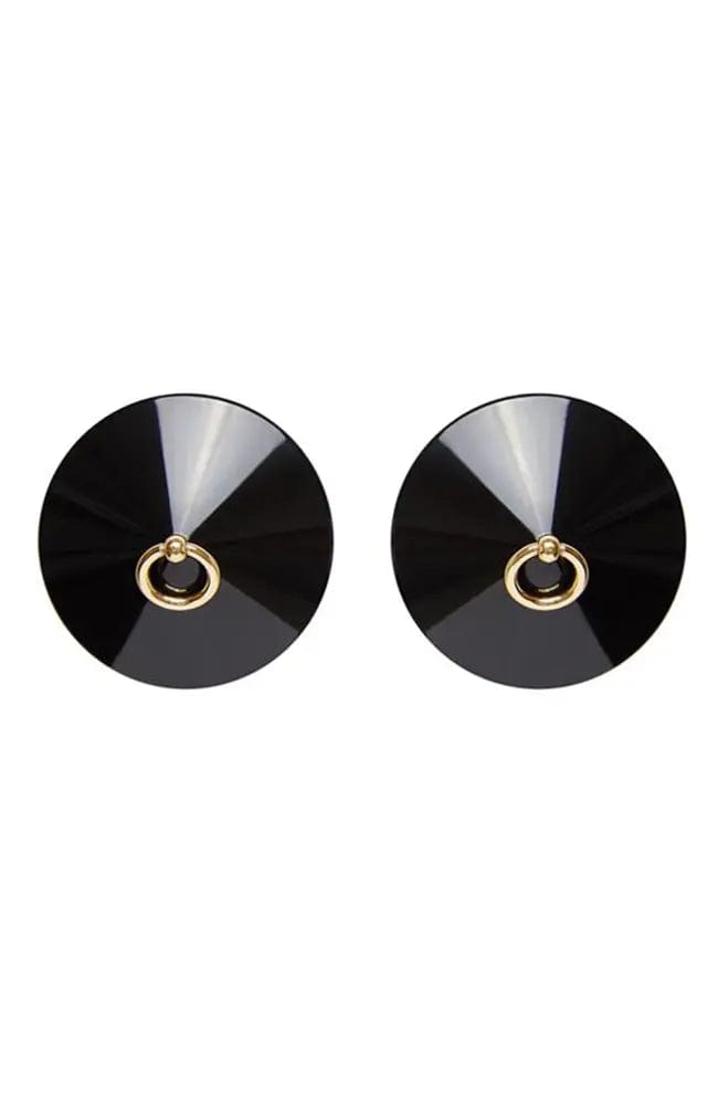 Sheer Lingerie Bordelle Accessories Black / O/S Signature O Enamel Nipplets