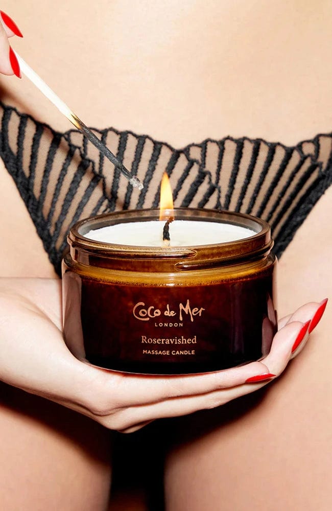 Sheer Lingerie Coco de Mer Accessories Roseravished / O/S Roseravished Massage Candle