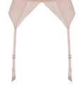 Sheer Lingerie Fleur of England Underwear Blush / 9001 / S Signature Lace Suspender