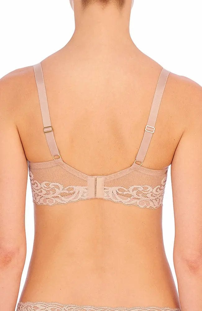 Sheer Lingerie Natori Bras Feathers Full Figure Contour Bra D+ Cup
