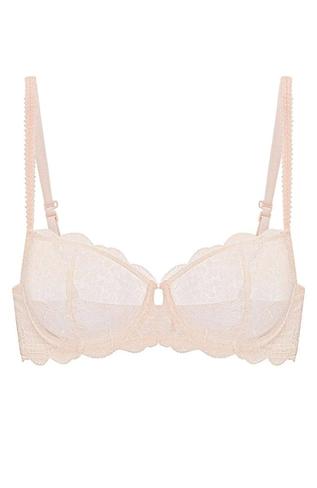 Sheer Lingerie Simone Perele Bras Sakura Pink / 32B Reve Half Cup Bra