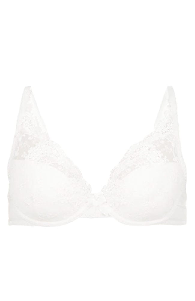 Sheer Lingerie Simone Perele Bras Natural / 34E/DD Wish Plunging Push Up Bra