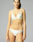 Sheer Lingerie Simone Perele Bras Natural / 34E/DD Wish Plunging Push Up Bra