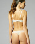 Sheer Lingerie Simone Perele Bras Natural / 34E/DD Wish Plunging Push Up Bra