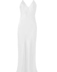%shop_name_% Olivia von Halle_Issa Ivory Silk Slip Dress _ Loungewear_