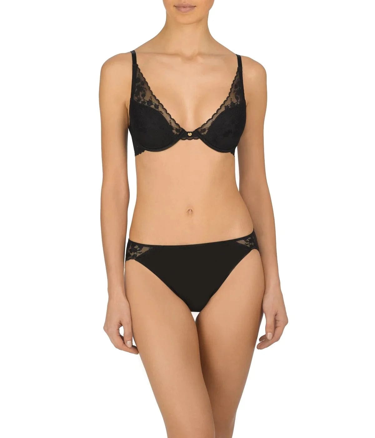%shop_name_% Natori_Cherry Blossom Convertible Plunge Contour Bra _ Bras_