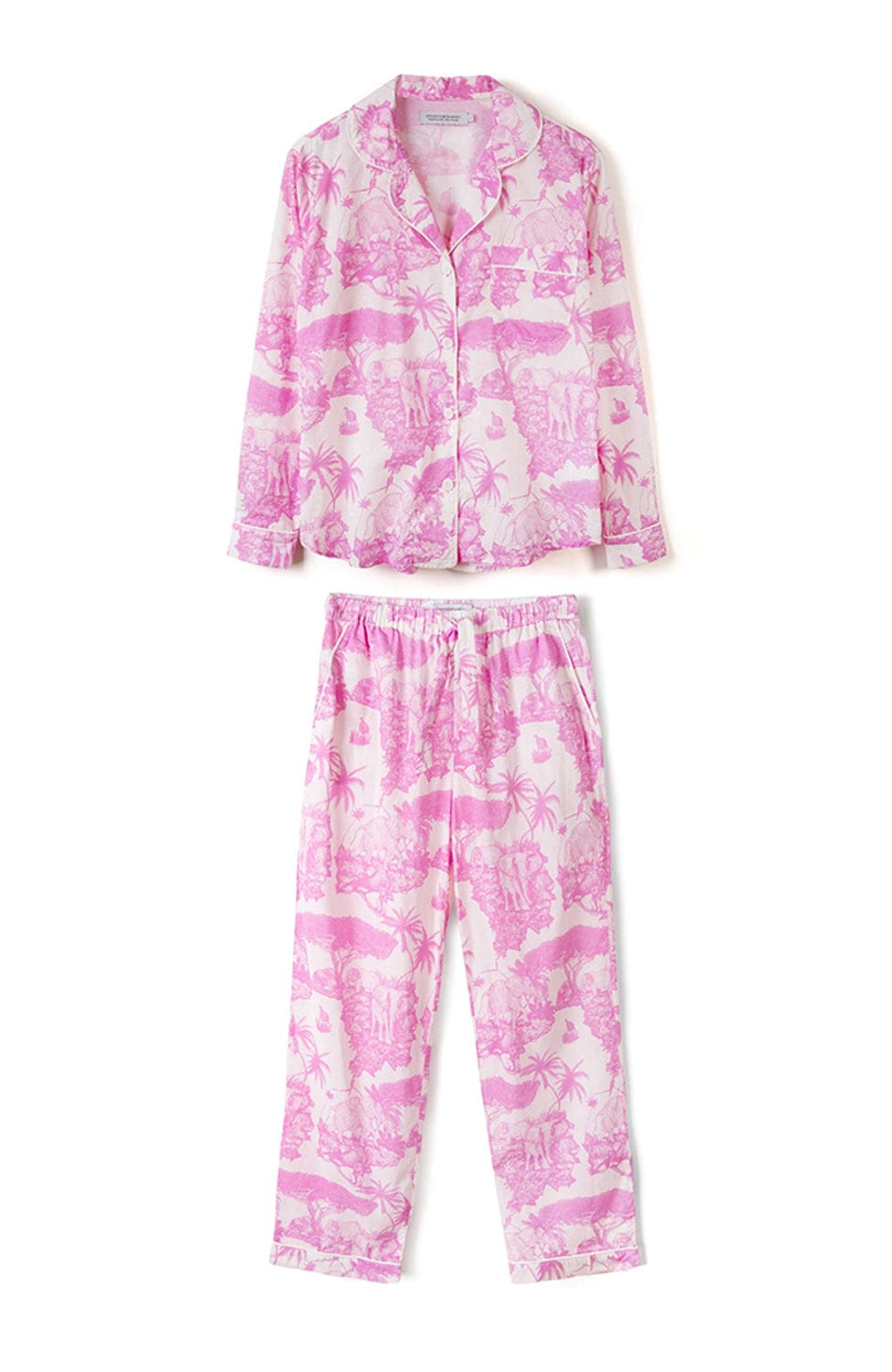 Loxodonta Organic Cotton Long Pajama Set