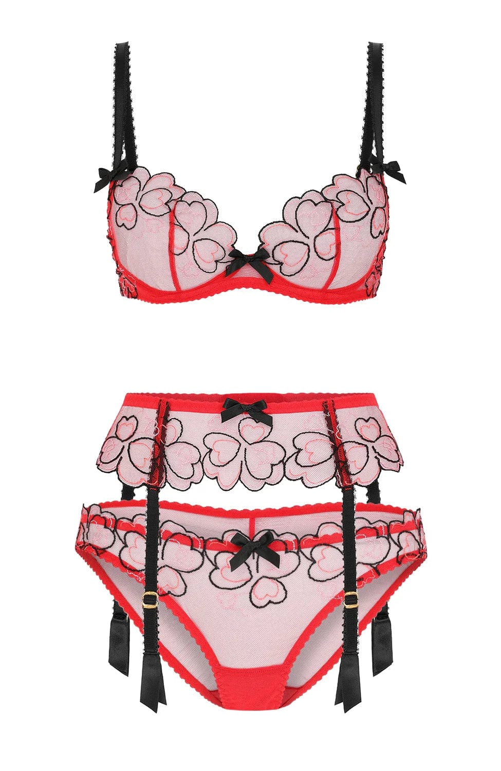 %shop_name_% Agent Provocateur_Maysie Bra, Suspender and Brief Set _ Lingerie Sets_