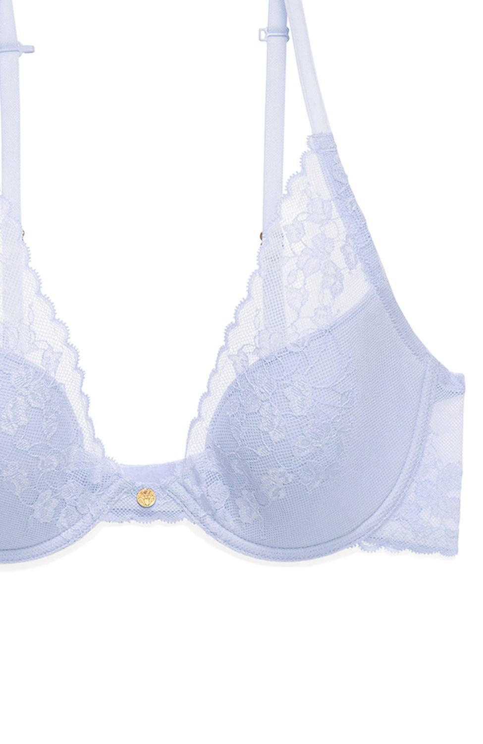 Cherry Blossom Plunge Contour Bra and Brief Set