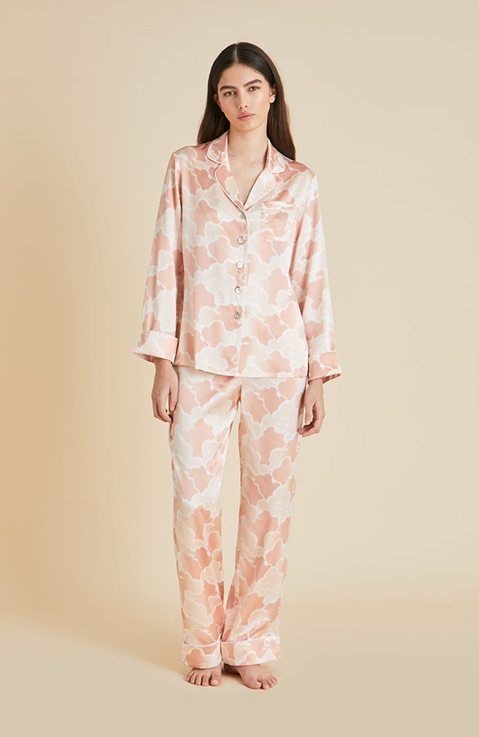 Lila Icarus Silk Pajama Set