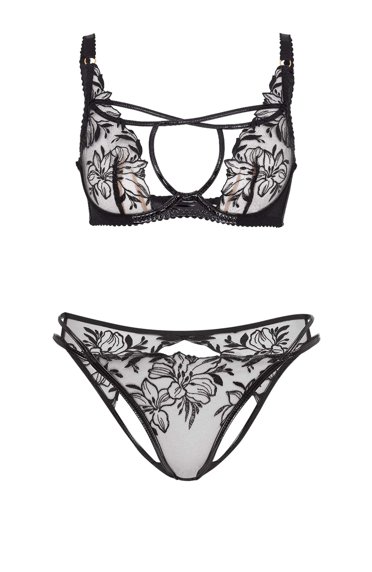 %shop_name_% Agent Provocateur_Ozella Bra amd Ouvert Brief Set _ Lingerie Sets_