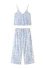 Alma Fig Cami and Wide Leg Set