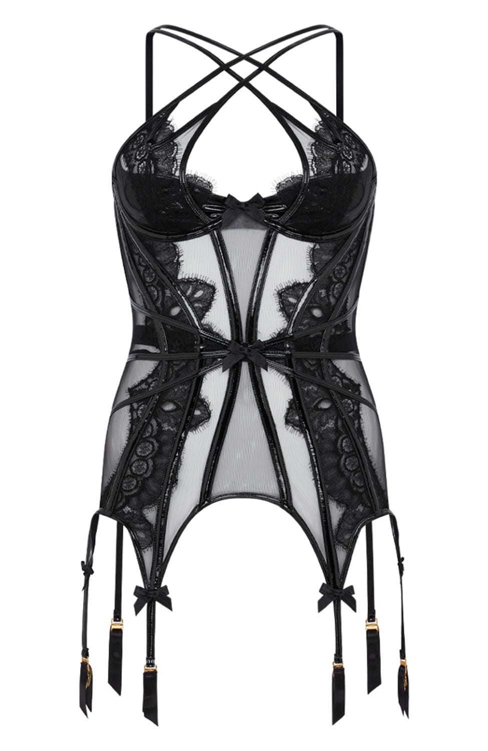 Sheer Lingerie Agent Provocateur Bras Black / 2 Ariella Basque