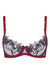 Sheer Lingerie Agent Provocateur Bras Plum Navy / 32C Lindie Bra