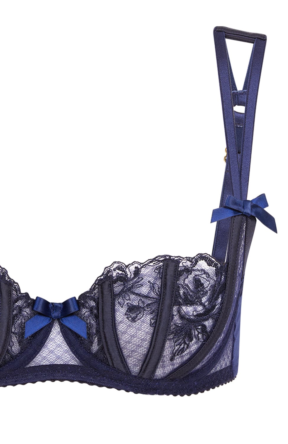 Sheer Lingerie Agent Provocateur Bras Rosia Bra