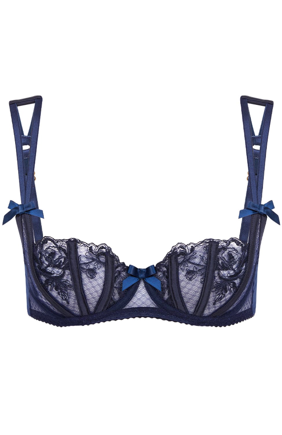 Sheer Lingerie Agent Provocateur Bras Navy / 32A Rosia Bra