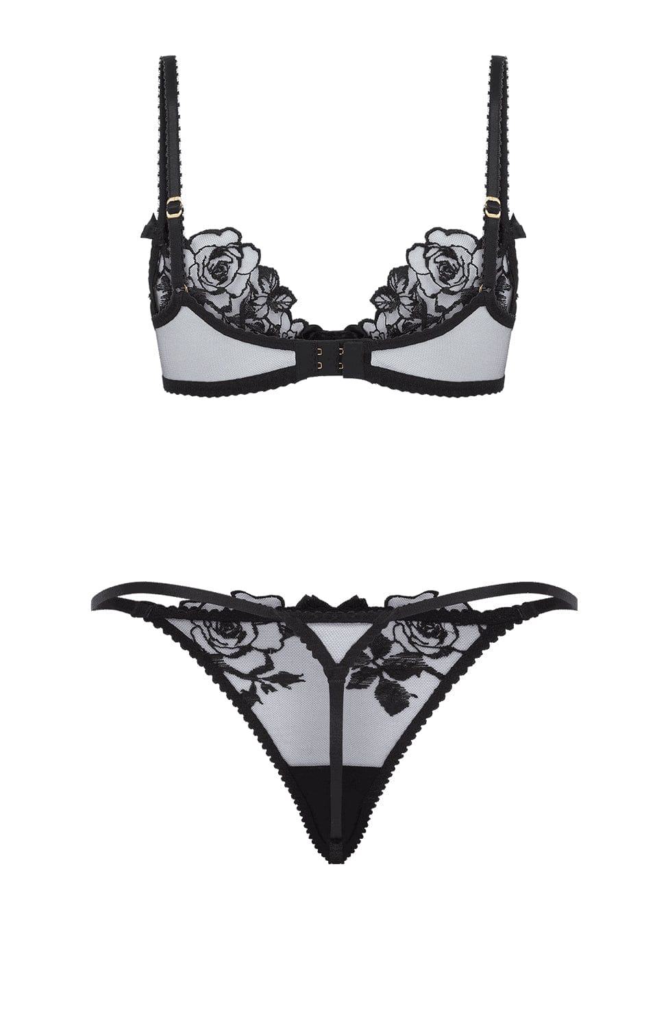 Sheer Lingerie Agent Provocateur Lingerie Sets Callypso Bra and Thong Set