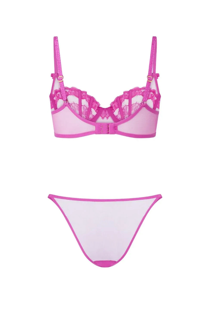 Sheer Lingerie Agent Provocateur Lingerie Sets Mariann Balcony Bra and Brief Set