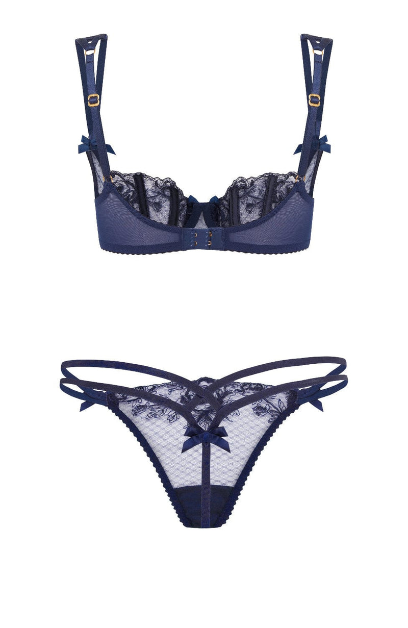 Rosia Bra and Thong Set-Lingerie Sets-Agent Provocateur-SHEER, SHEER, Luxury lingerie brand, Luxury lingerie Hong Kong, Designer lingerie HK, Designer lingerie online, International luxury lingerie, Luxury lingerie gift ideas, buy lingerie online, Designer lingerie global delivery, Luxury lingerie shipping to Australia, Luxury lingerie shipping to Singapore