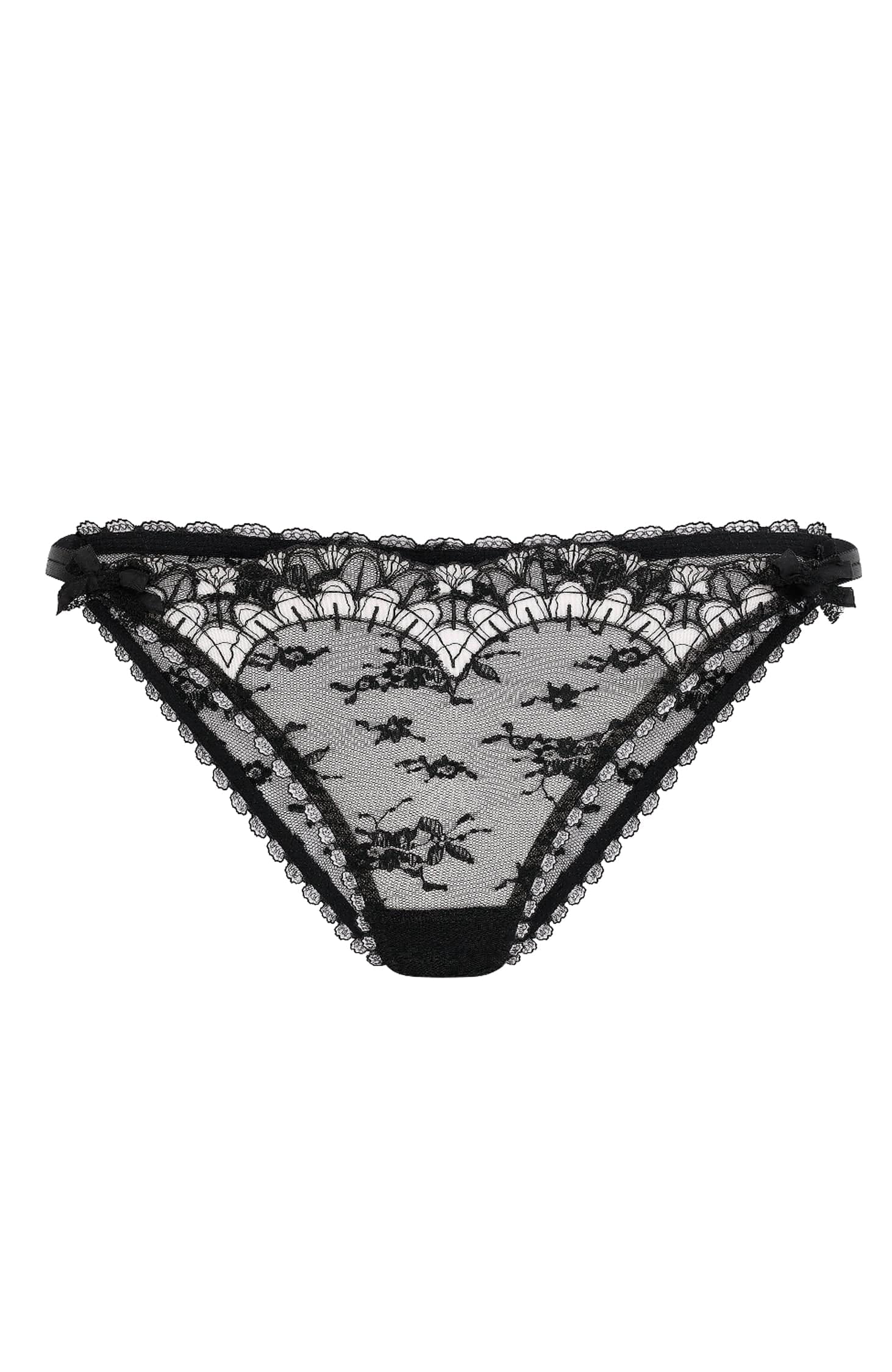 Sheer Lingerie Agent Provocateur Underwear Black / 1 Floria Brief