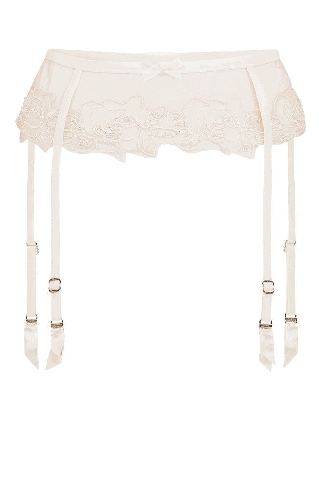 Sheer Lingerie Agent Provocateur Underwear Ivory / 9001 / 4 Lindie Suspender