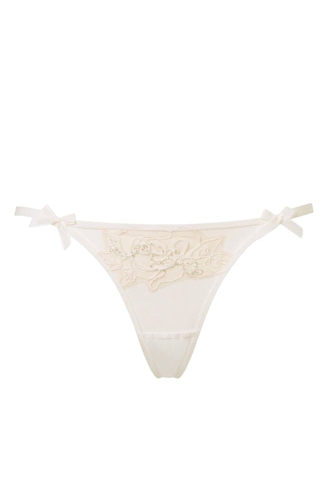 Sheer Lingerie Agent Provocateur Underwear Ivory / 9001 / 4 Lindie Thong
