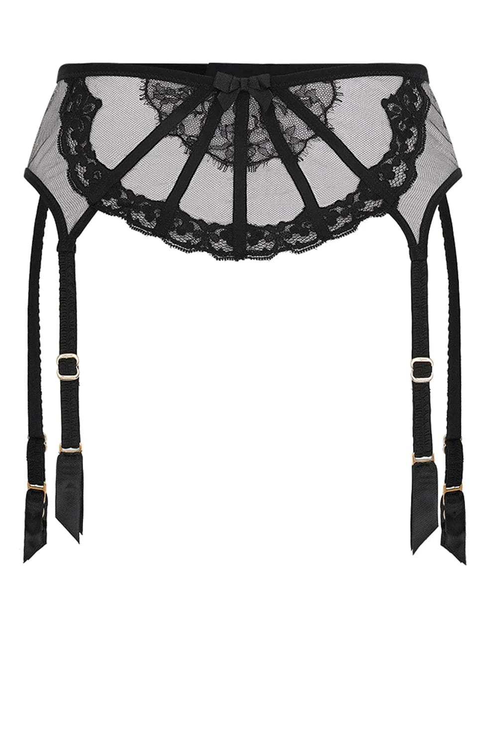 Sheer Lingerie Agent Provocateur Underwear Black / 1 Mariann Suspender